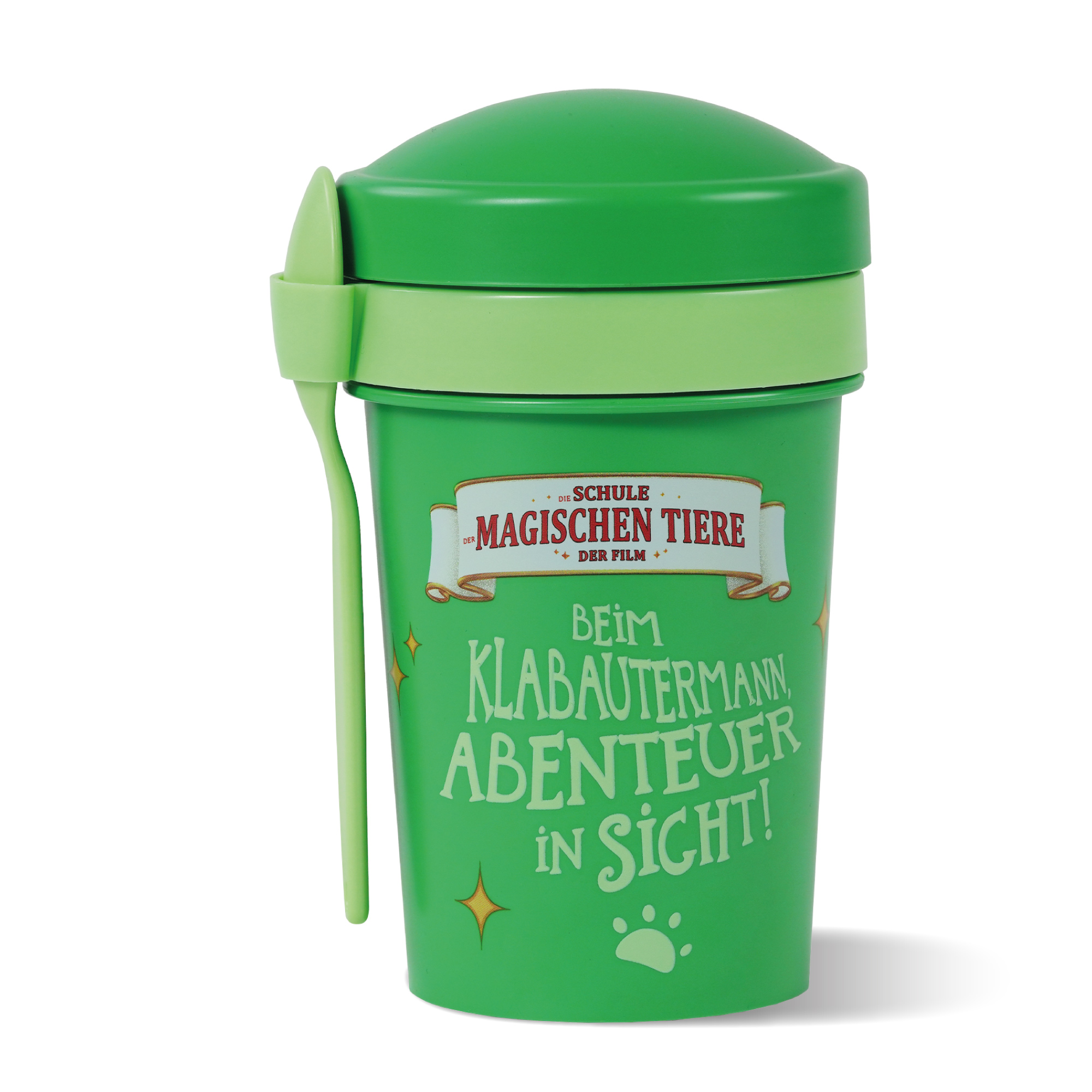 Müslibecher To Go, Henrietta, 540 ml, rPET - Grün | AWAVE®