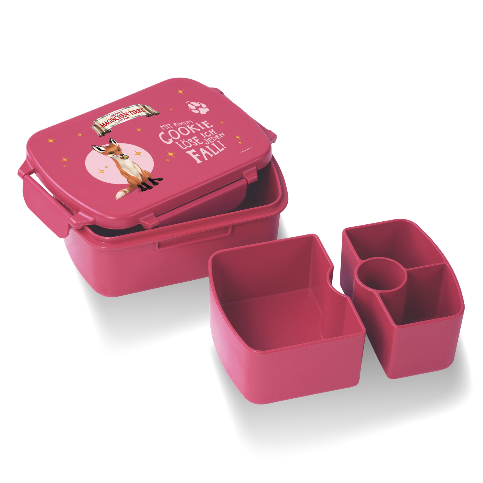 Snackbox, Rabbat, aus rPET - beerenrot| AWAVE®
