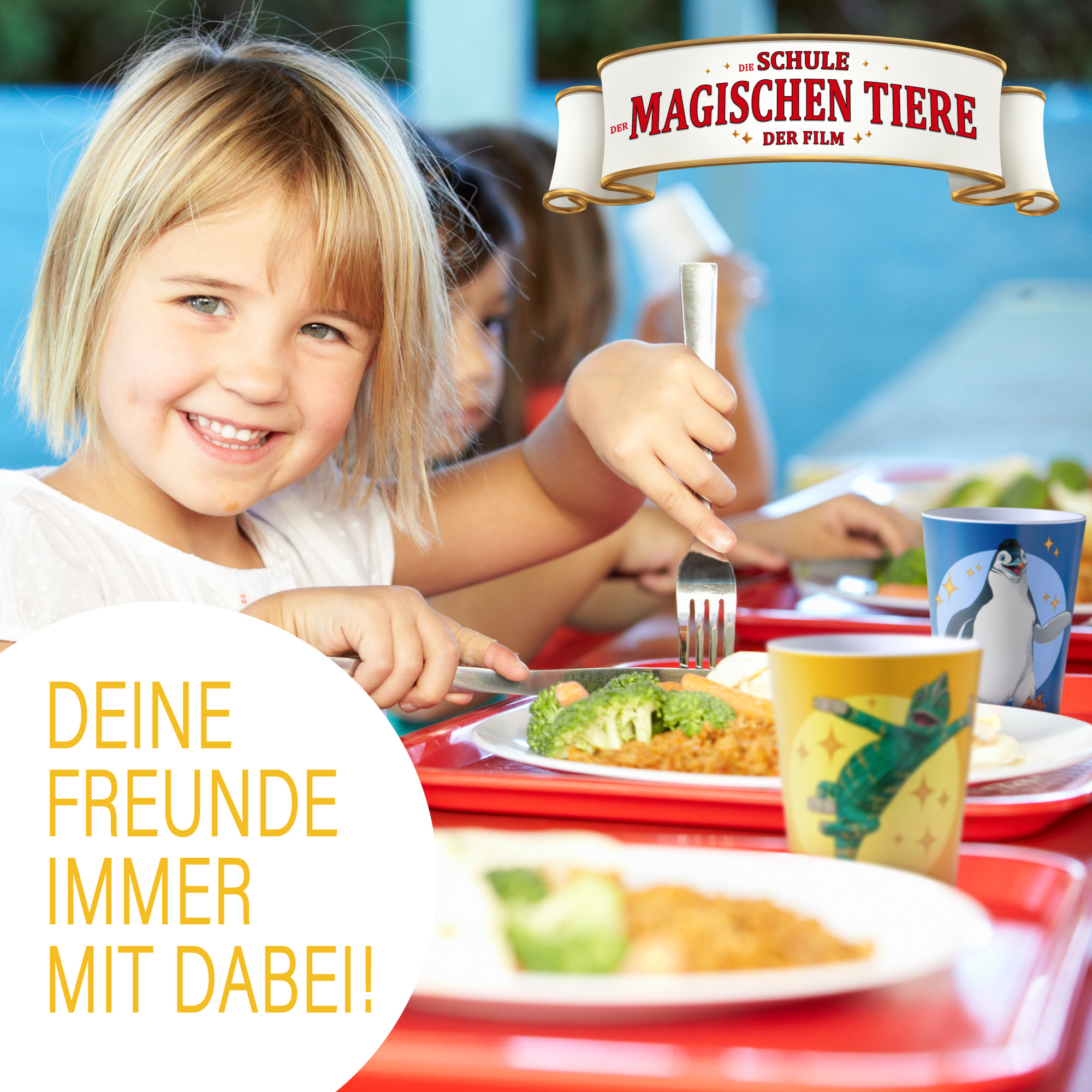 Trinkbecher-Set, 4-tlg. 250 ml, aus rPET, mit Eichstrich | AWAVE®