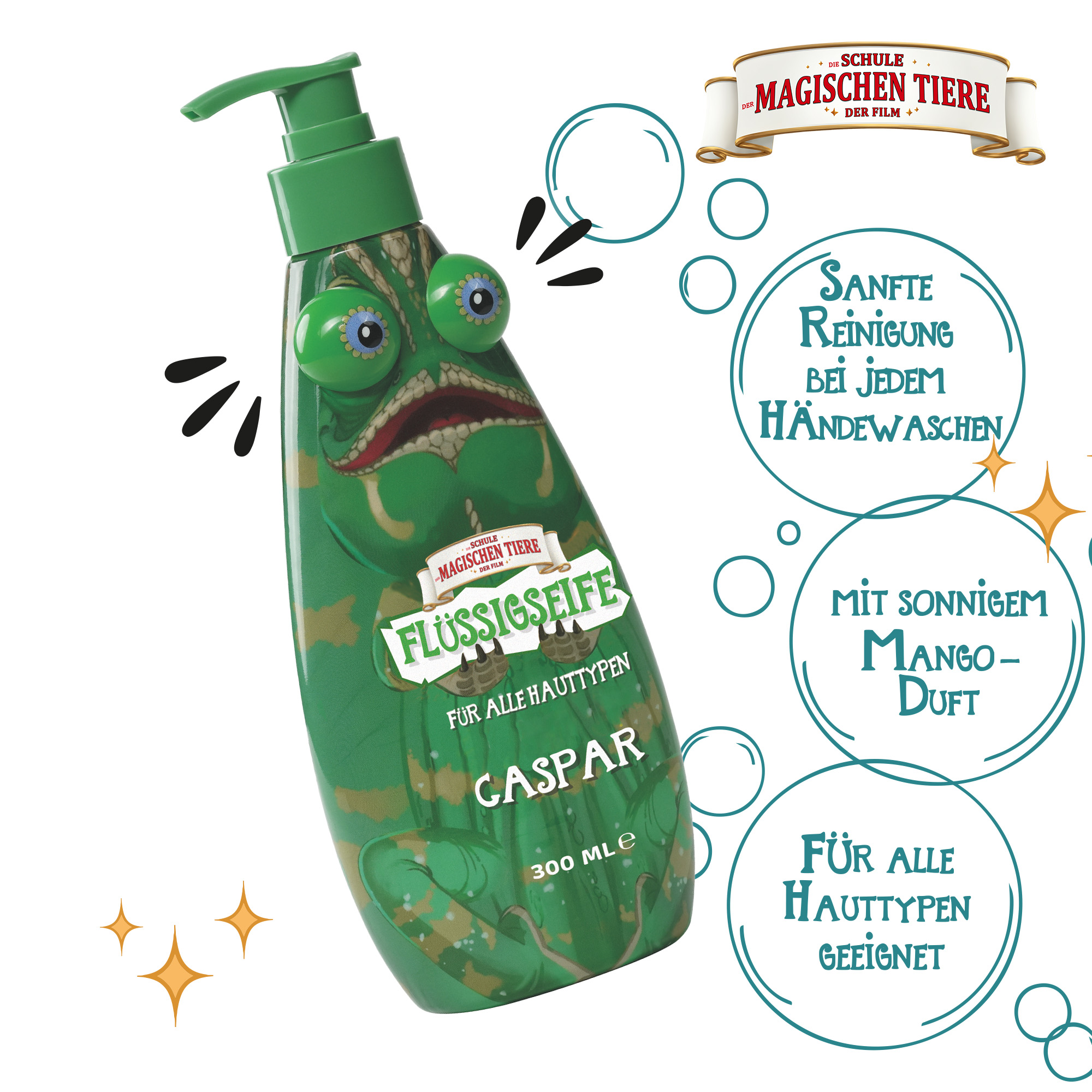 Flüssigseife 300 ml | Mango-Duft, Caspar