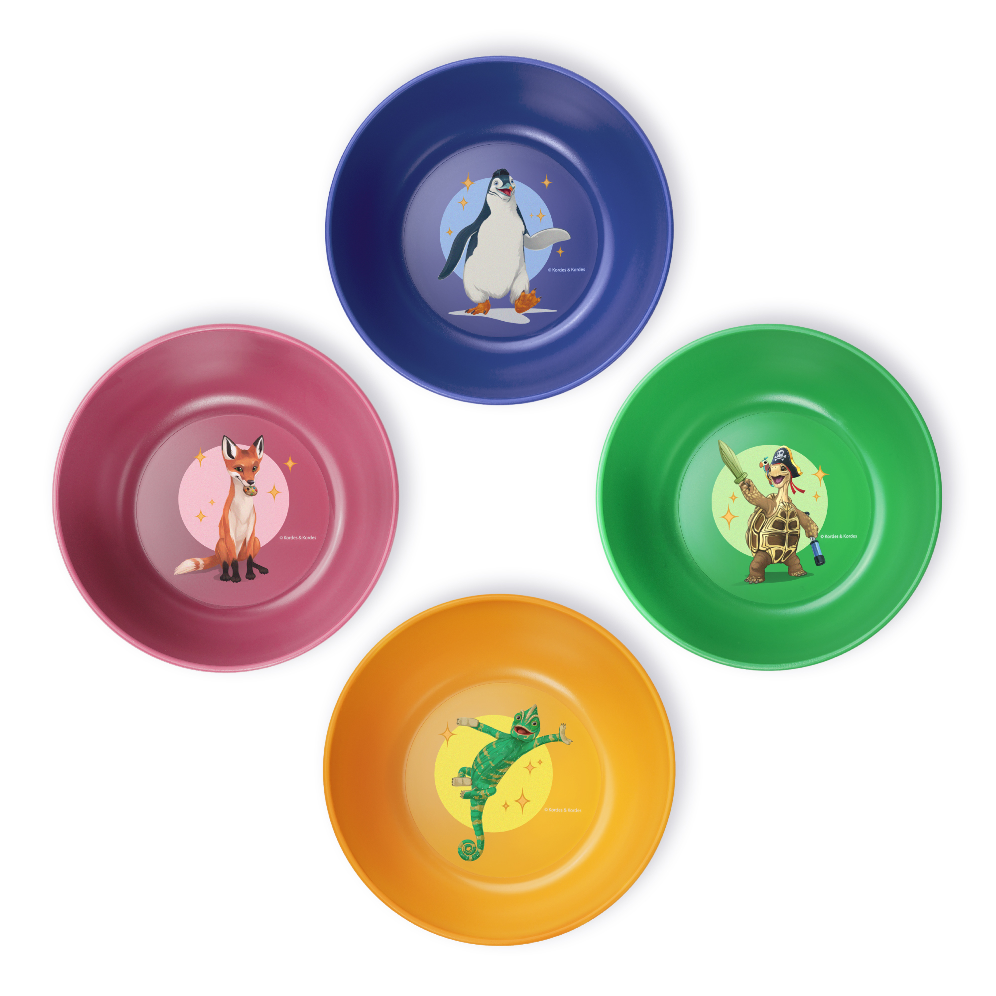 Kindergeschirr Schüssel Set, 4-tlg. 11,5 cm, rPET | AWAVE®