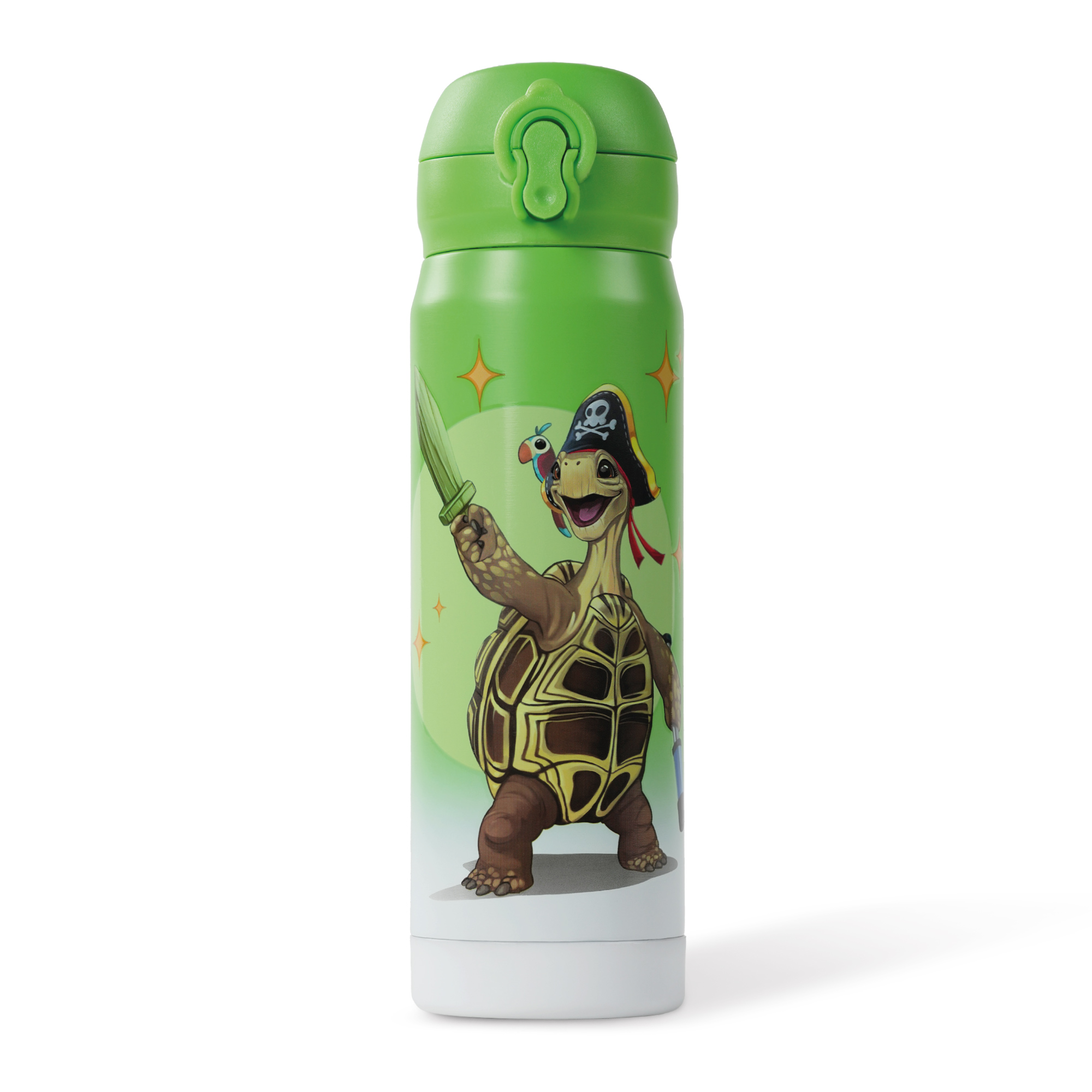 Trinkflasche, Henrietta, 380 ml, Edelstahl - grün | AWAVE®