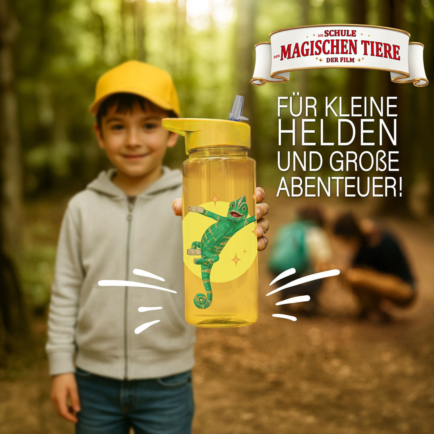 Trinkflasche 500 ml rPET| Gelb, Caspar